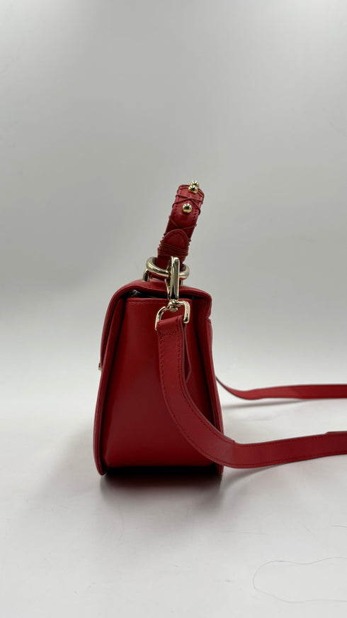 Borsa manico borchie