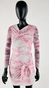 Abito corto tie-dye