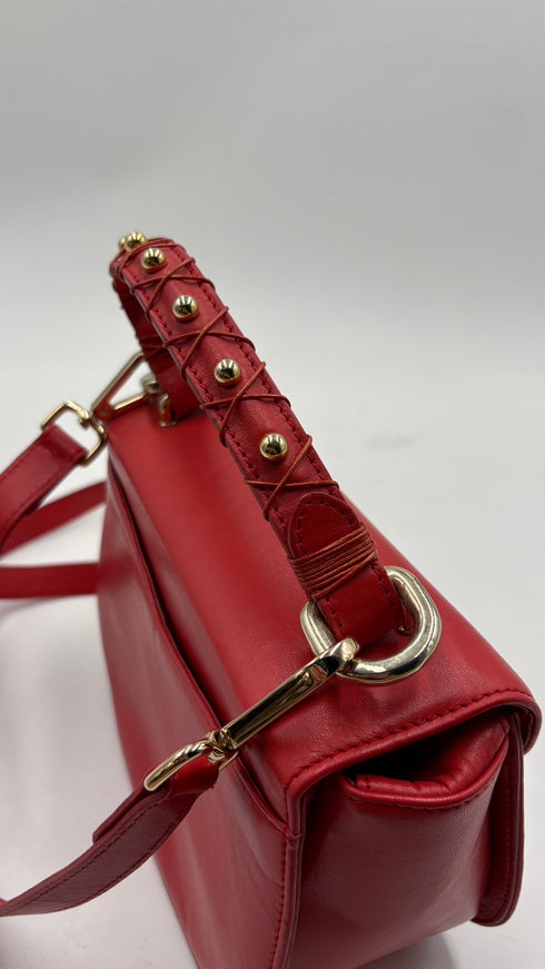 Borsa manico borchie
