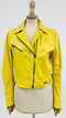 Biker pelle gialla