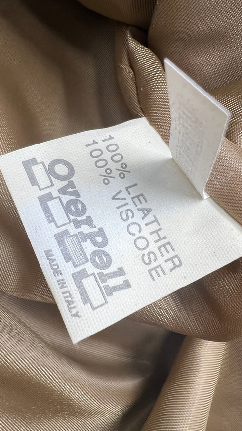 Gonna patchwork in pelle