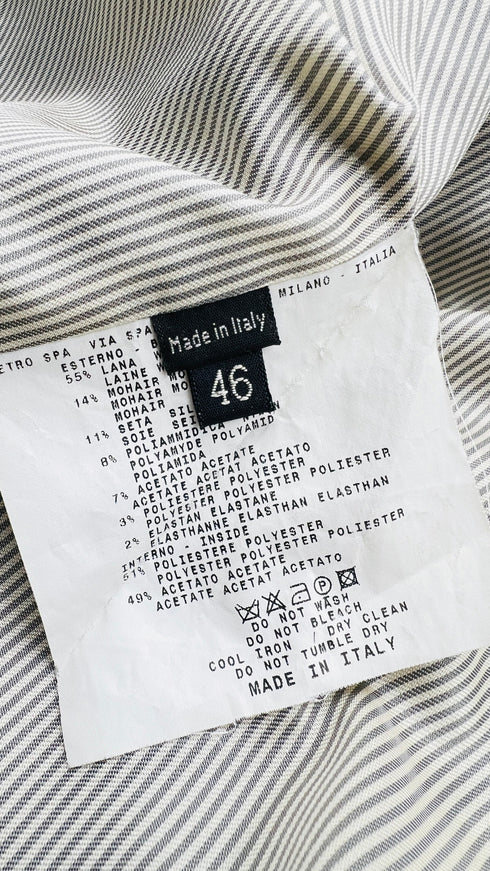 Soprabito in tweed e velluto