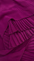 Abito midi con ruffles