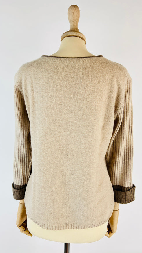 Maglia girocollo cashmere