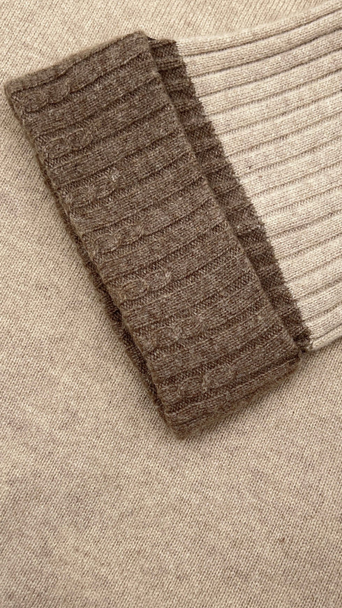 Maglia girocollo cashmere