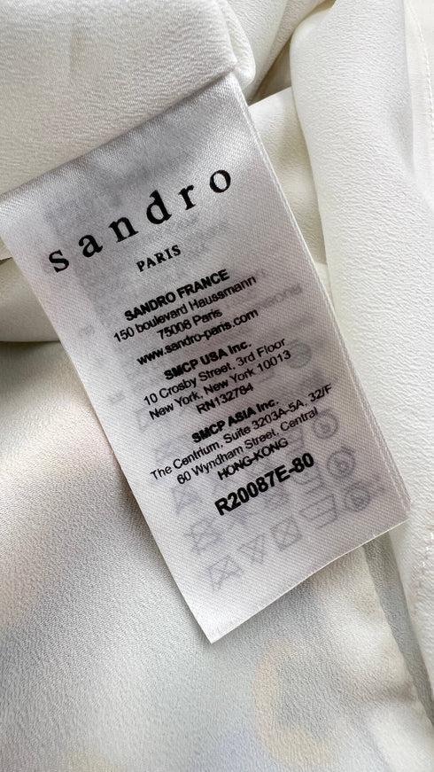 Abito lungo macro floreale