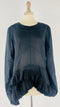 Blusa nera asimmetrica