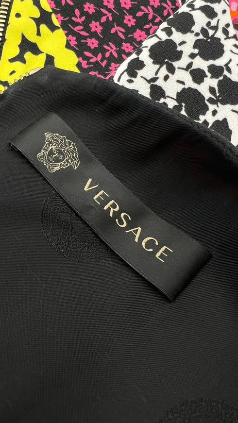 Abito midi micro floreale