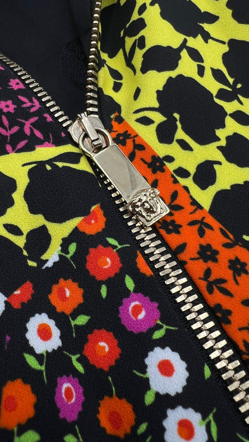 Abito midi micro floreale