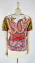 T-shirt paisley in cotone