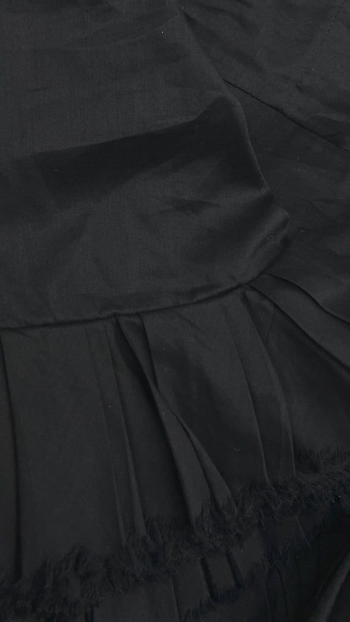 Blusa nera asimmetrica