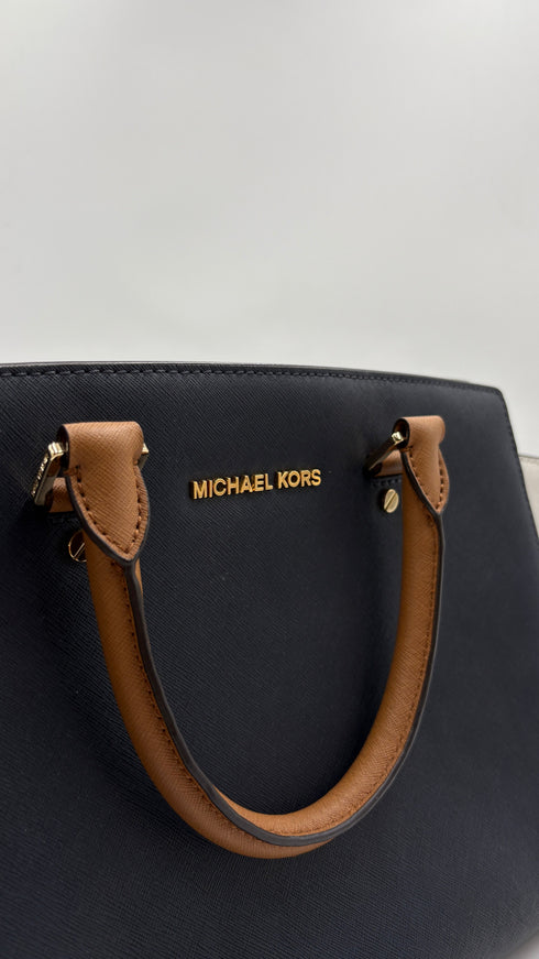 Borsa in pelle saffiano