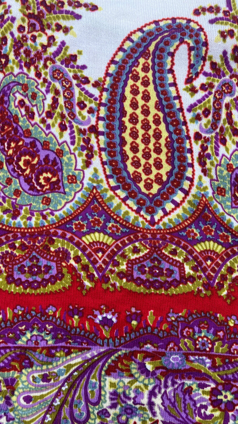 T-shirt paisley in cotone