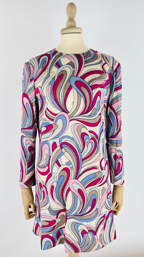 Abito lana-seta vintage