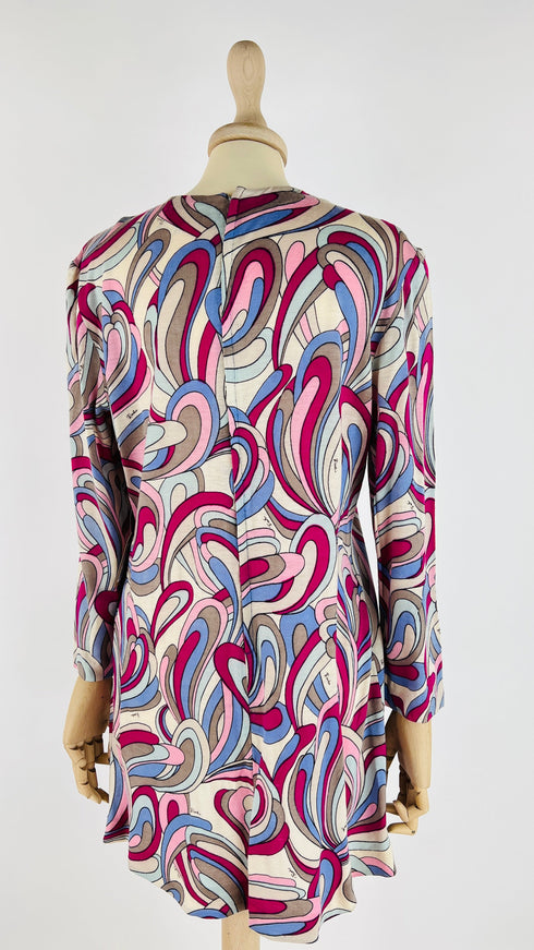 Abito lana-seta vintage