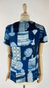 T-shirt patchwork pois e righe