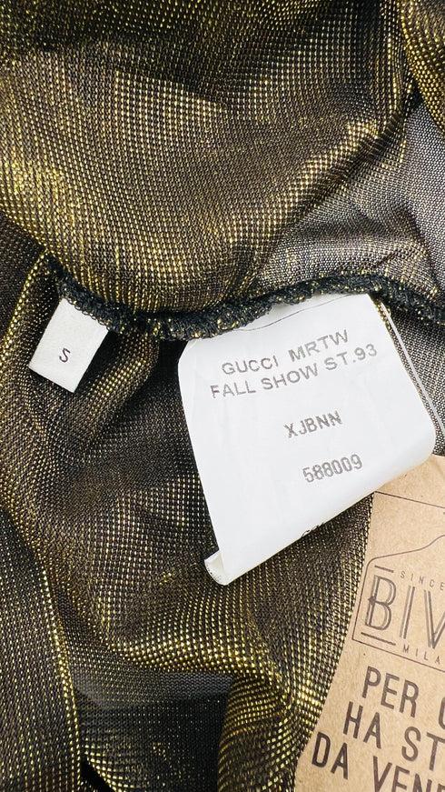 Longsleeve dorata con guanto