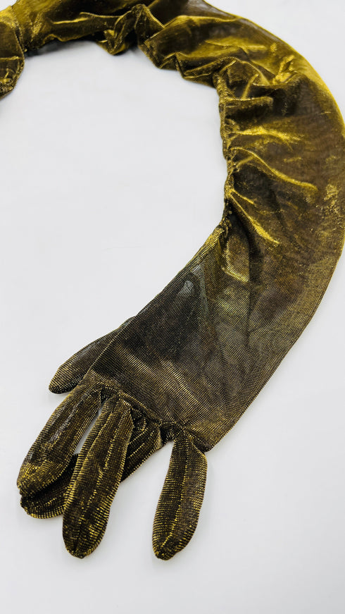 Longsleeve dorata con guanto