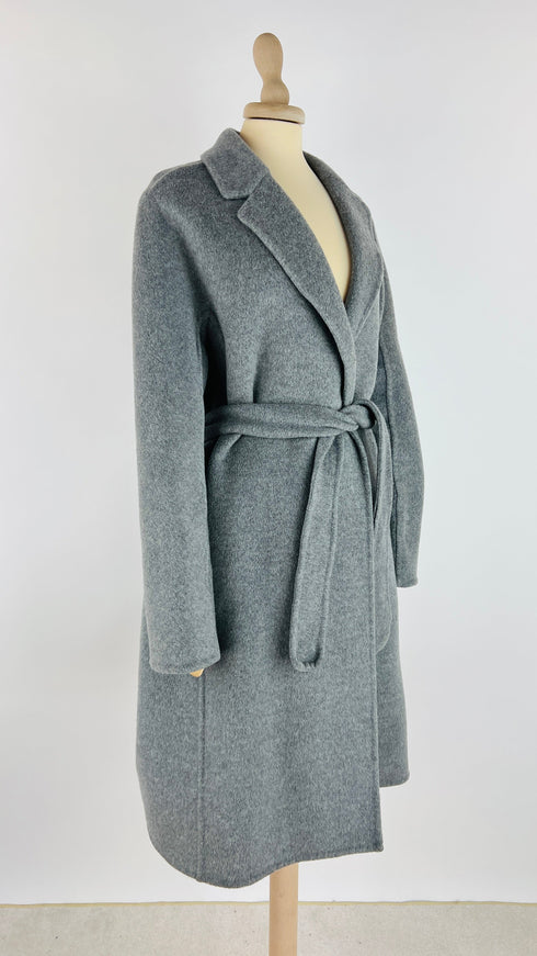 Cappotto grigio sfoderato