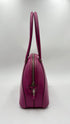 Borsa in pelle magenta