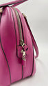 Borsa in pelle magenta