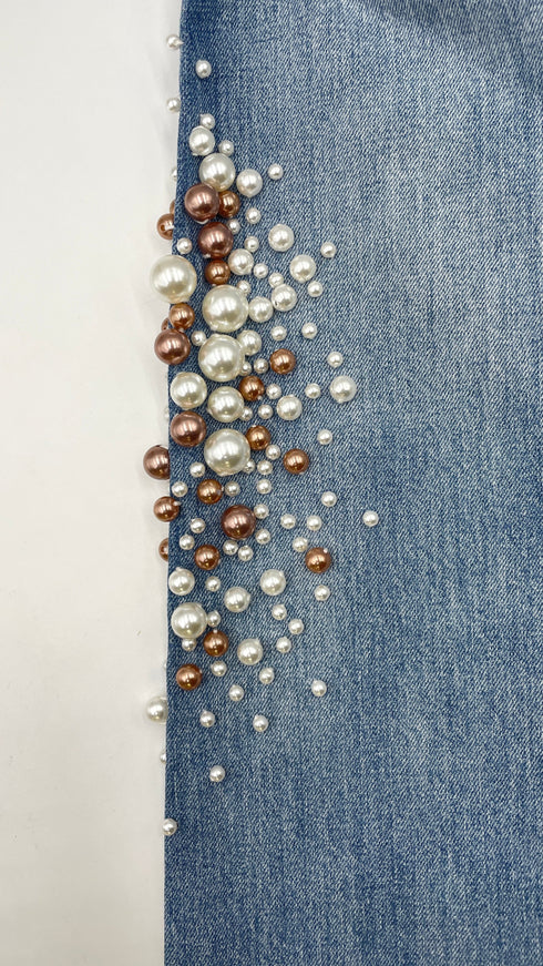 "Kit Jeans" con perle