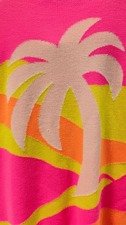 Maglione oversized con cartellino