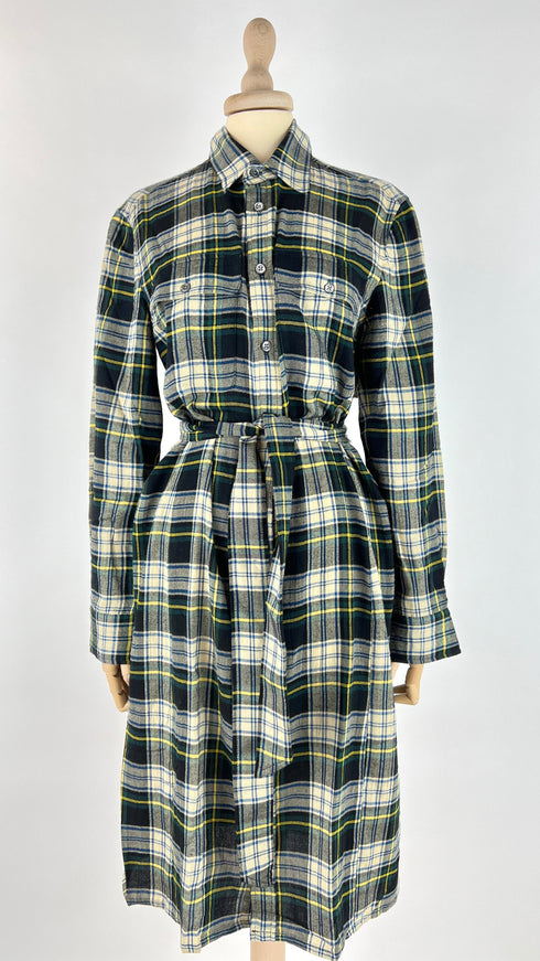 Abito camicia tartan