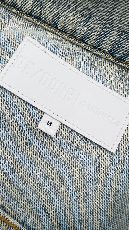 Giacca in denim taglio vivo