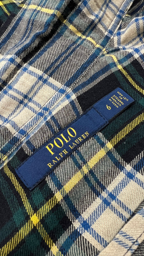 Abito camicia tartan
