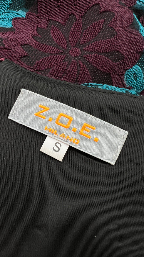 Abito corto broccato