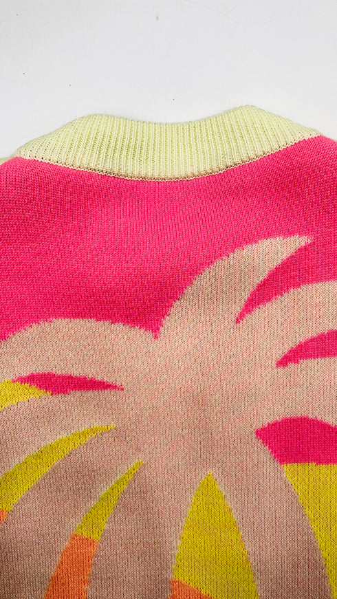 Maglione oversized con cartellino