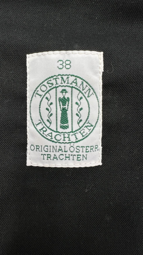 Abito lungo velluto a fiori