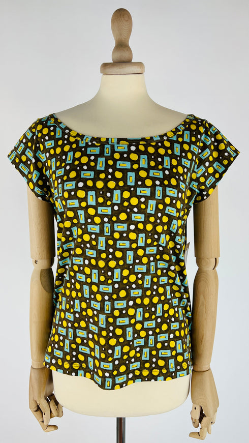 T-shirt corta fantasia