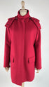 Cappotto lana-cashmere rosso