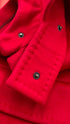 Cappotto lana-cashmere rosso