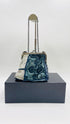 Borsa small pelle e cotone