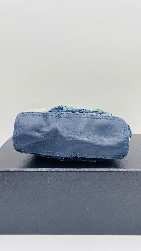 Borsa small pelle e cotone