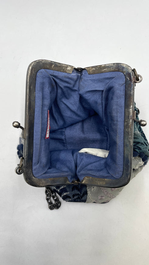 Borsa small pelle e cotone