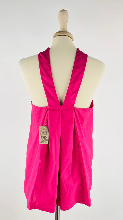 Top fucsia in cotone