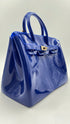 Borsa blu in gomma