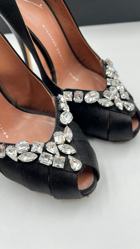 Opentoe con strass N.36