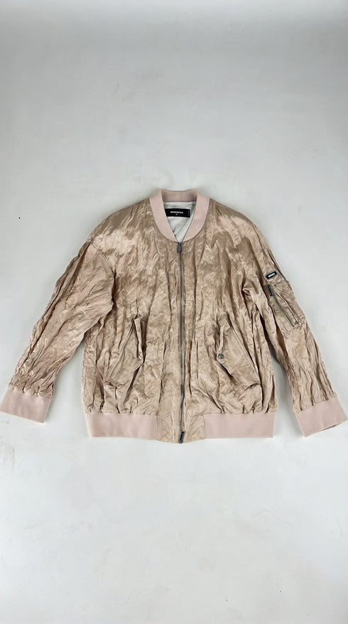 Bomber effetto crinkle