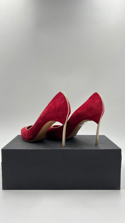 Décolleté in suede N7.5