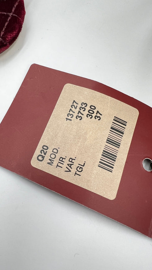 Sandalo in velluto N.37