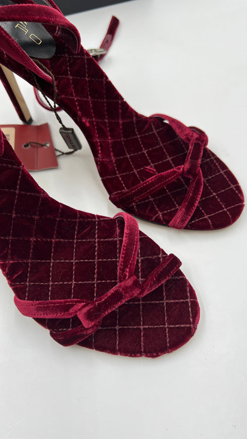 Sandalo in velluto N.37