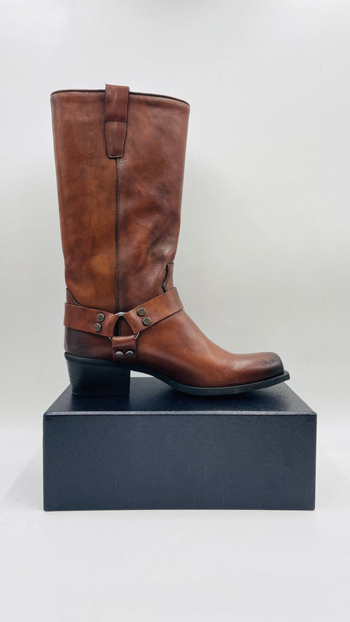 Stivali in pelle N.40