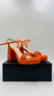 Sandali platform "Planet" arancio