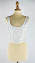 Top cropped bianco