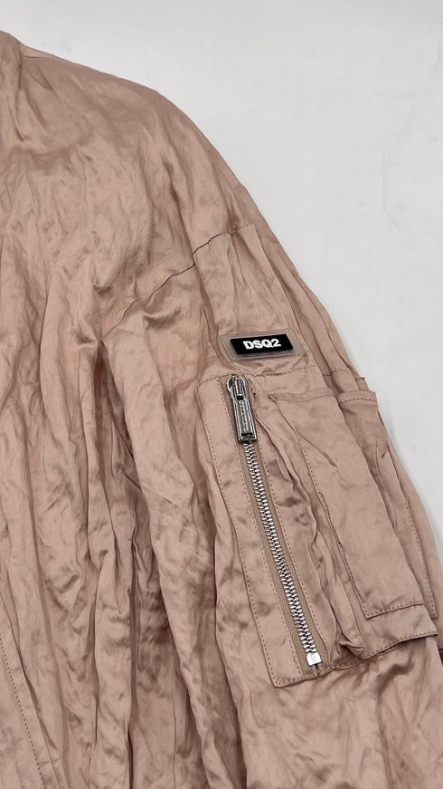 Bomber effetto crinkle